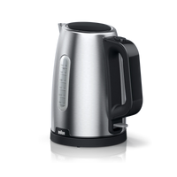 Braun Electric Kettle 2200W 1.7L Stainless Steel Auto Shut-Off Boil-Dry Protection – Black (WK1500BK)
