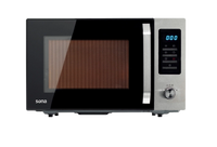 Sona Microwave 34L 1000W 8 Programs 5 Power Levels with Display & Child Lock Silver | EM34LSSH