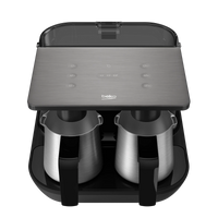 Beko TKM 8961 A Dual Turkish Coffee Maker – Touch Controls, Silver