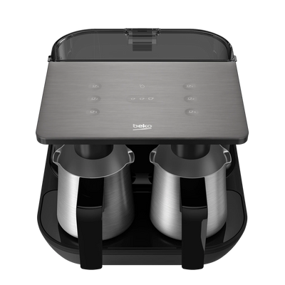 Beko TKM 8961 A Dual Turkish Coffee Maker – Touch Controls, Silver