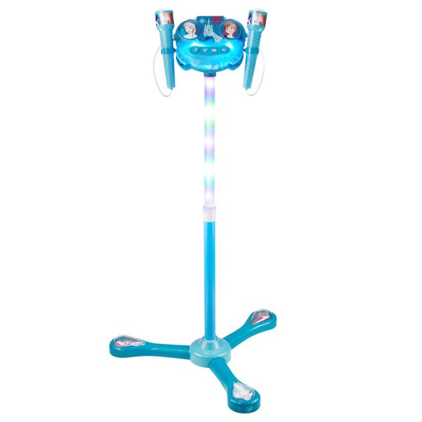 Disney Frozen Double Mic Karaoke Stand Fun for Kids Singing