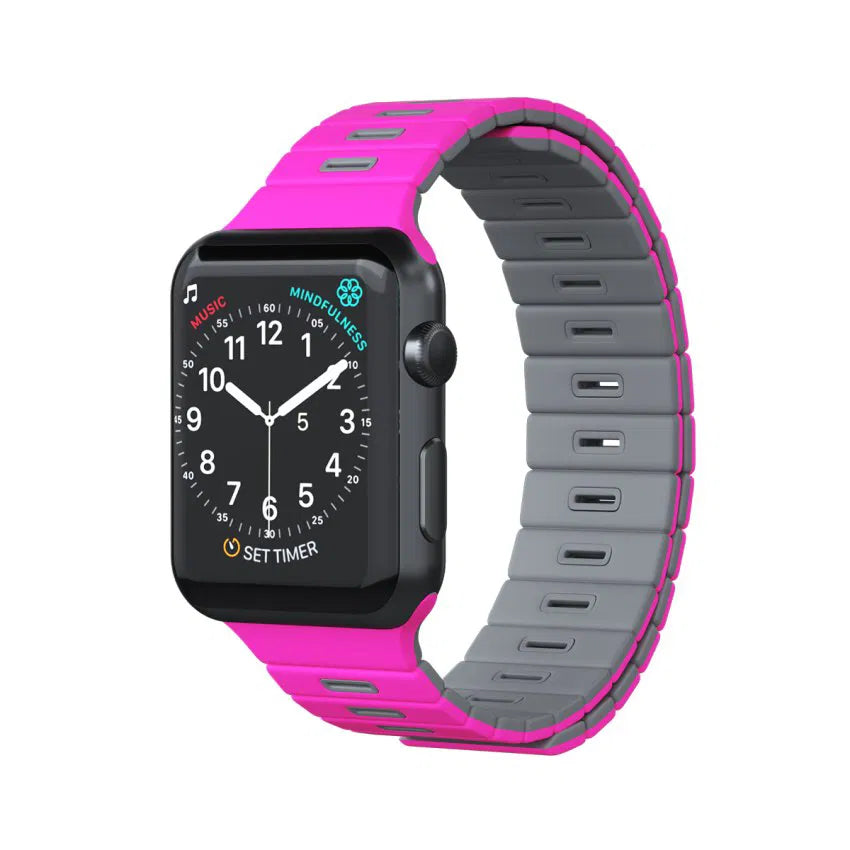 Goui Magnetic Band for Apple Watch – Pink/Grey Goui Magnetic Band for Apple Watch – Pink/Grey