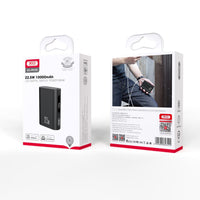 XO PR155 Mini Steel Power Bank – 10000mAh Fast Charger