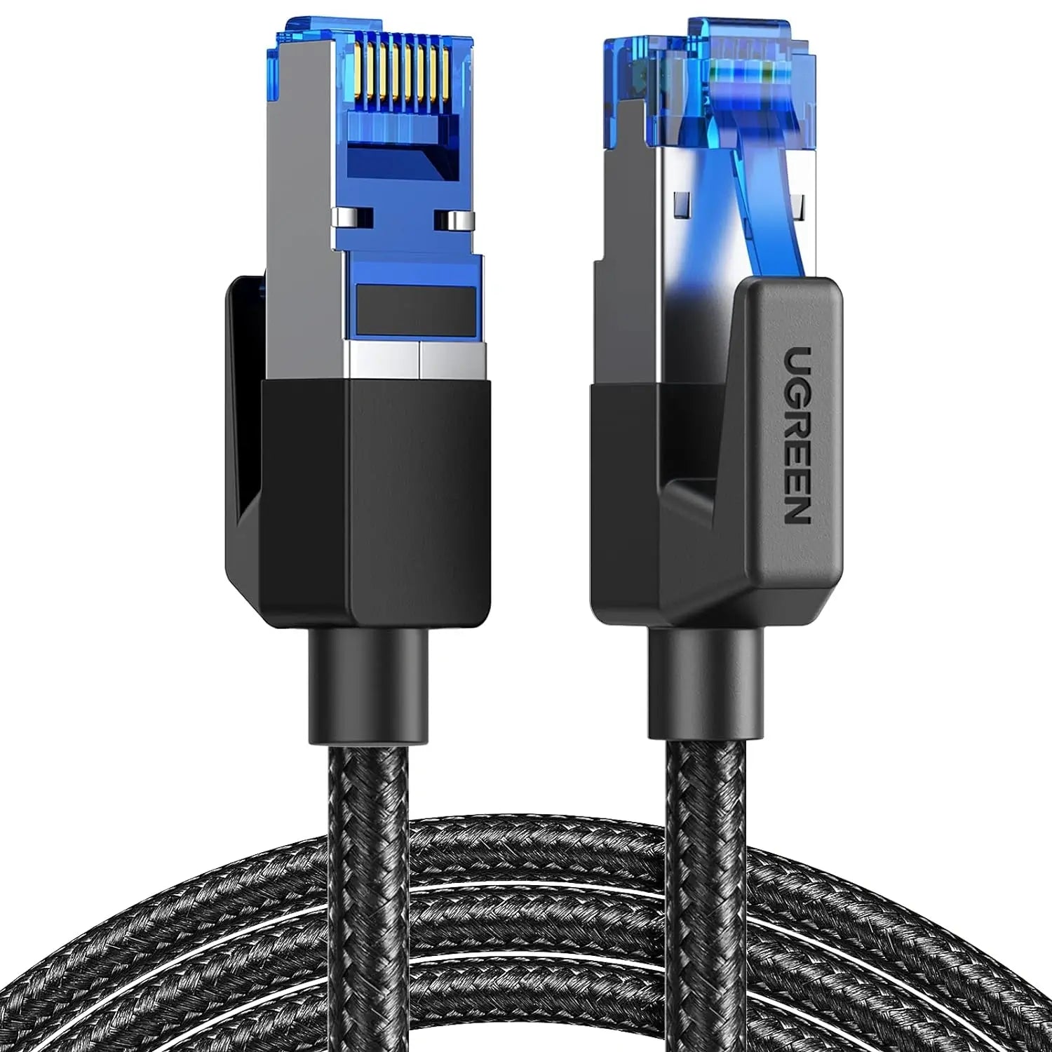 UGREEN CAT8 15M Braided Ethernet Cable – 40Gbps Copper
