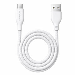 GAMBLIX Prime USB-A to USB-C Fast Charging Cable, 3A – White