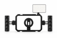 GAMBLIX Rumbl Smartphone Video Rig with Dual Handles and Accessory Mounts – Black