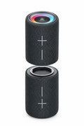 GAMBLIX Mova Portable Bluetooth Speaker with Multicolor LED Lighting – Blue