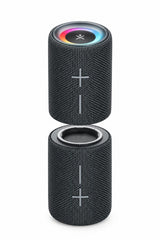 GAMBLIX Mova Portable Bluetooth Speaker with Multicolor LED Lighting – Blue