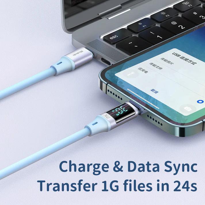 Mcdodo 1.2M PD USB C to Lightning Cable with Output Display Mcdodo 1.2M PD USB C to Lightning Cable with Output Display