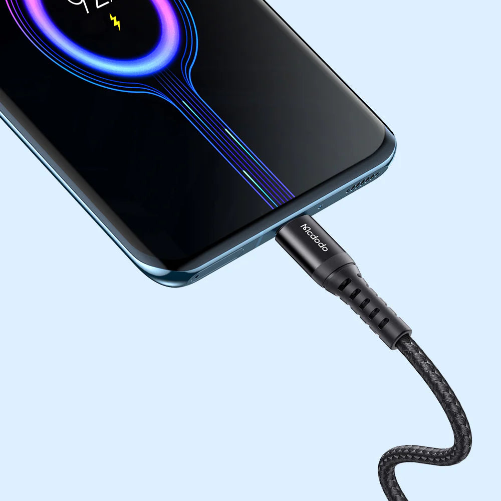 Mcdodo USB Type C Charging Data Cable 1m Fast Charging - Black Mcdodo USB Type C Charging Data Cable 1m Fast Charging - Black