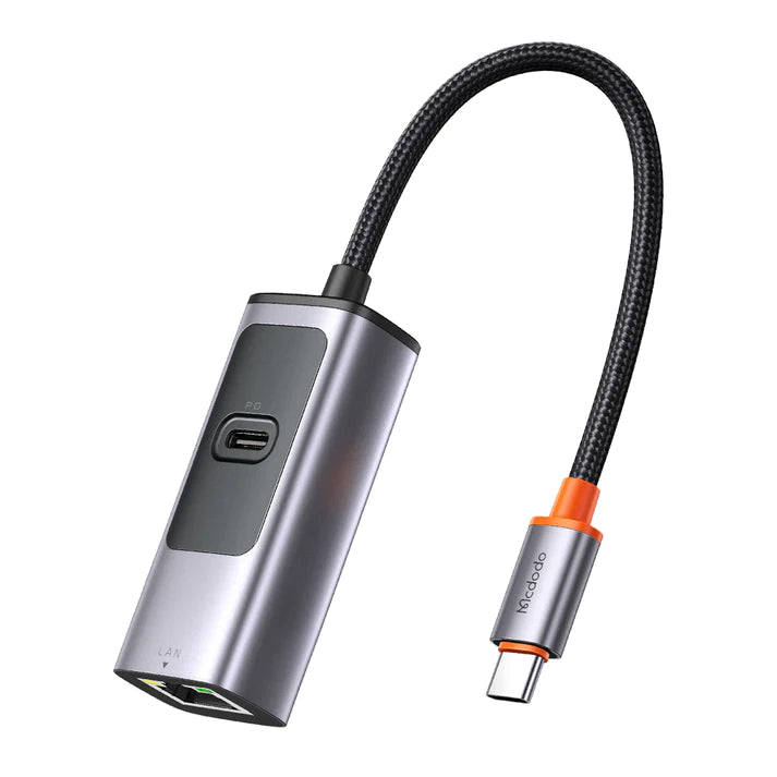 Mcdodo 2 in 1 USB Type C Hub with 100W PD & LAN Port
