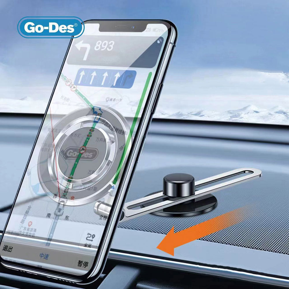 Go Des Magnetic 360 Degree Rotating Flat Floor Car Phone Holder Go Des Magnetic 360 Degree Rotating Flat Floor Car Phone Holder