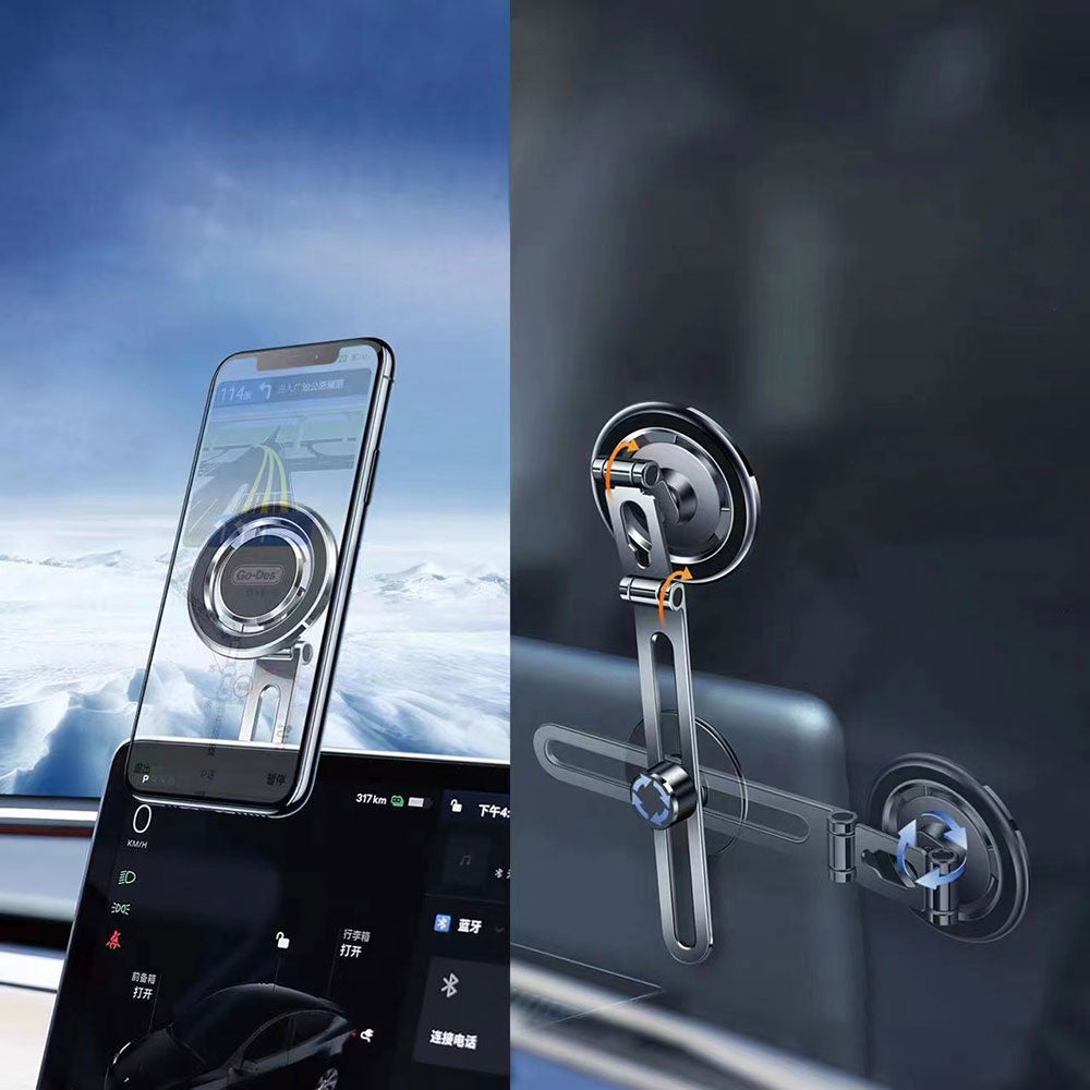 Go Des Magnetic 360 Degree Rotating Flat Floor Car Phone Holder Go Des Magnetic 360 Degree Rotating Flat Floor Car Phone Holder