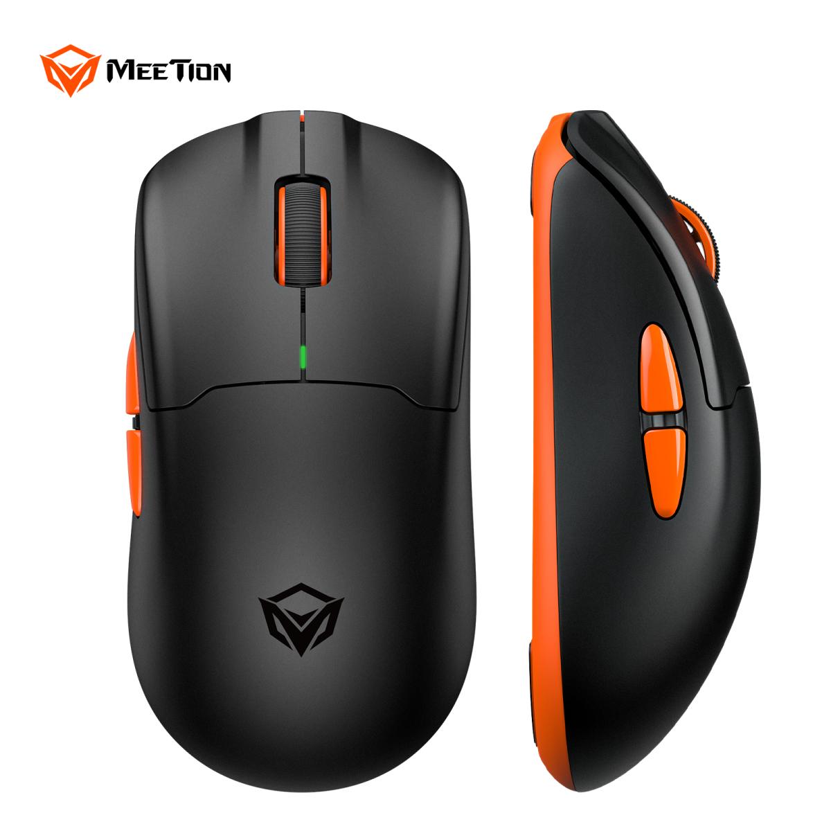 Meetion Air GW39 PAW3395 Sensor Wireless Gaming Mouse with Charging Dock -Black