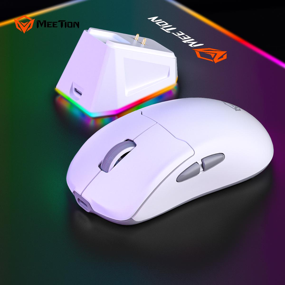 Meetion Air GW39 PAW3395 Sensor Wireless Gaming Mouse with Charging Dock