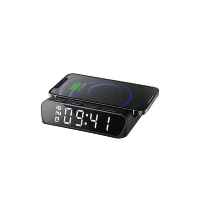 شاحن Havit W3031 3 في 1 لاسلكي مع منبه – 15 واط سريع