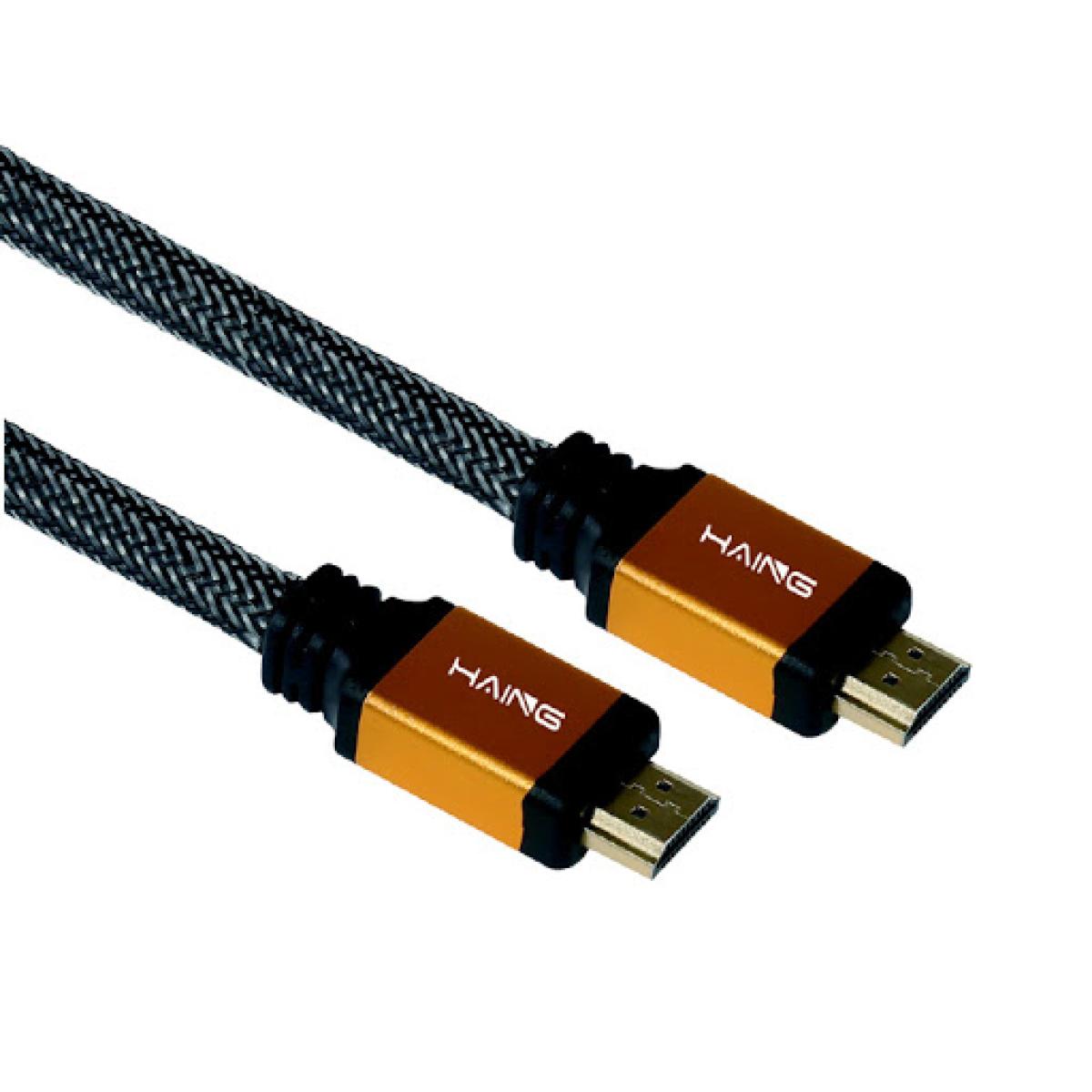 كابل HDMI دائري Haing HI-0003-HKC 4K مع فلتر - 3 متر

