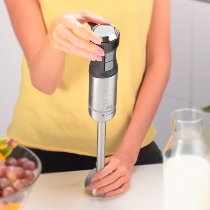 UFESA Hand Blender BP4752 Vario 1400 Titanium XL Max – Power & Efficiency UFESA Hand Blender BP4752 Vario 1400 Titanium XL Max – Power & Efficiency