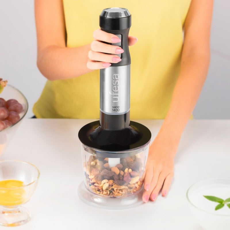 UFESA Hand Blender BP4752 Vario 1400 Titanium XL Max – Power & Efficiency UFESA Hand Blender BP4752 Vario 1400 Titanium XL Max – Power & Efficiency