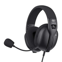 HAVIT Fuxi-H5d 3.5mm Wired Gaming Headset – 50mm Drivers, Detachable Mic