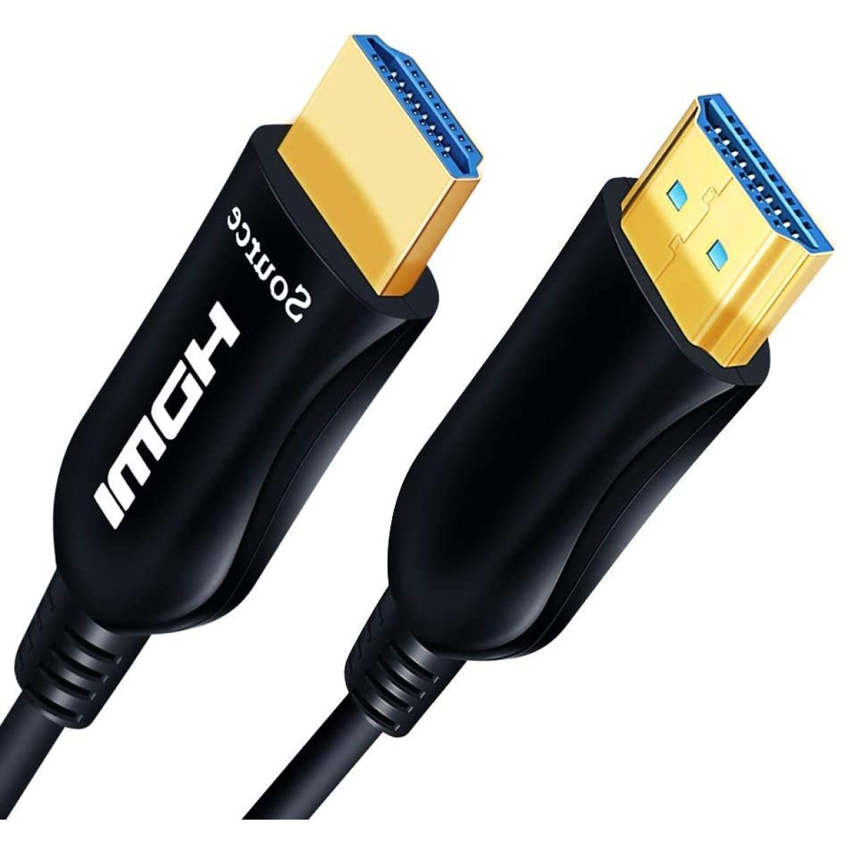 كابل HDMI عالي الدقة من الألياف الضوئية النشطة بطول 20 مترًا