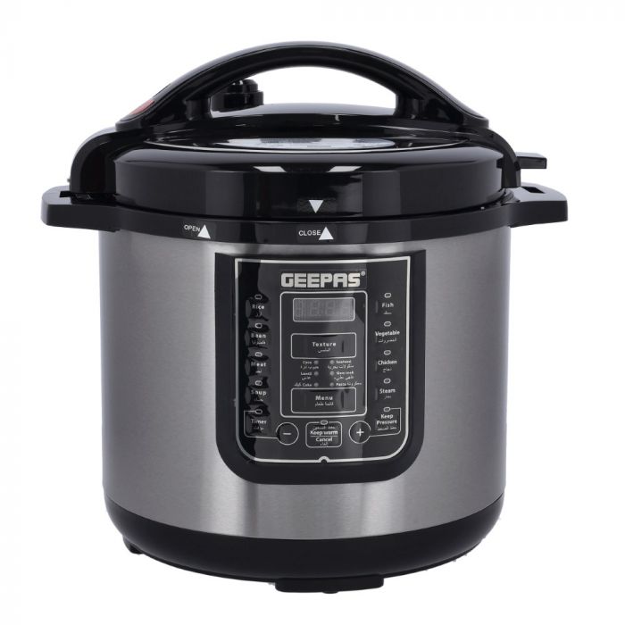 Geepas Digital Multi Cooker 8L Capacity 14 Cooking Programs