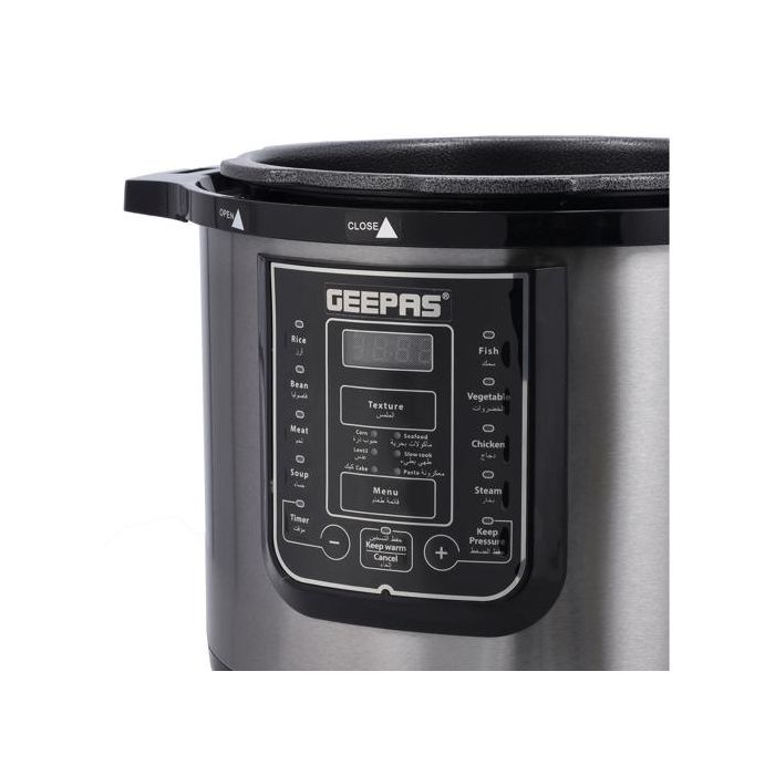 Geepas Digital Multi Cooker 8L Capacity 14 Cooking Programs Geepas Digital Multi Cooker 8L Capacity 14 Cooking Programs