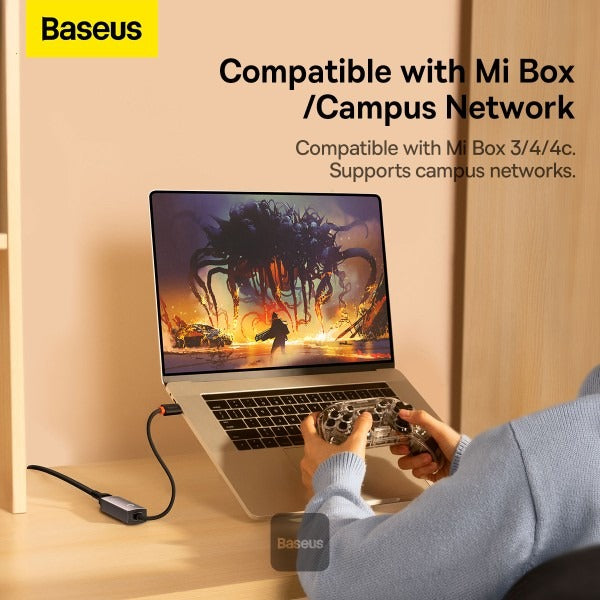 Baseus Lite Series Ethernet Adapter Type-C to RJ45 100Mbps Baseus Lite Series Ethernet Adapter Type-C to RJ45 100Mbps