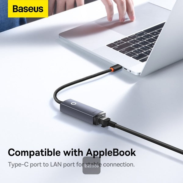 Baseus Lite Series Ethernet Adapter Type-C to RJ45 100Mbps Baseus Lite Series Ethernet Adapter Type-C to RJ45 100Mbps