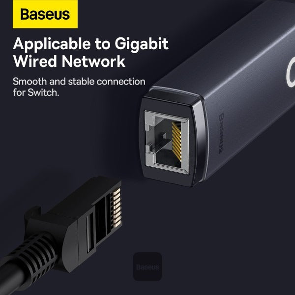 Baseus Lite Series Ethernet Adapter Type-C to RJ45 100Mbps Baseus Lite Series Ethernet Adapter Type-C to RJ45 100Mbps