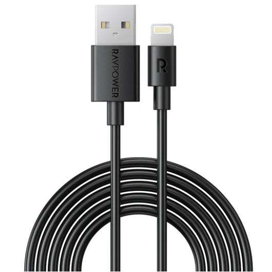 RAVPower USB A to Lightning Cable 1m TPE - Black