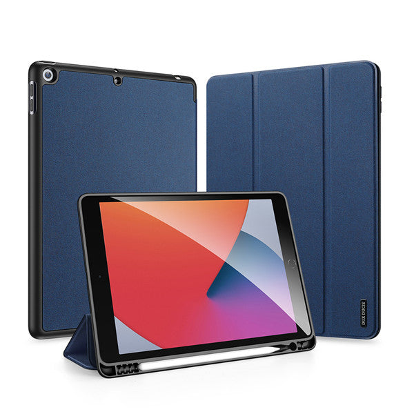 DUXDUCISO Domo Series Tablet Leather Case for iPad 7/8/9 10.2 Smart