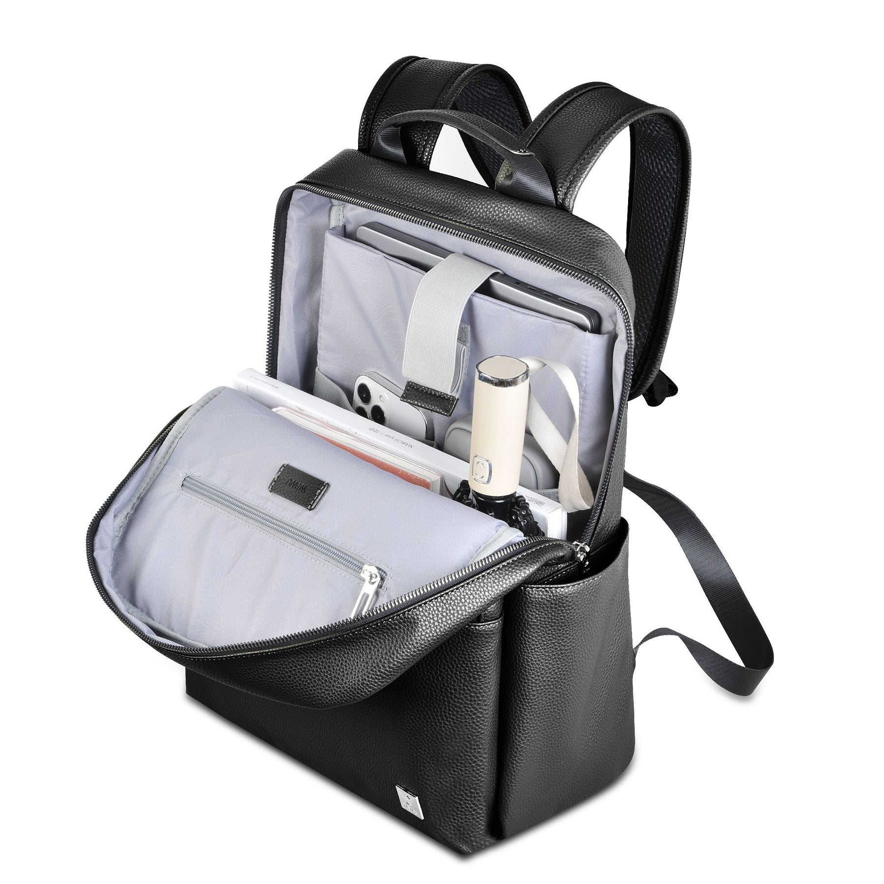 WIWU Osun Backpack PU leather with front pocket& Laptop WIWU Osun Backpack PU leather with front pocket& Laptop