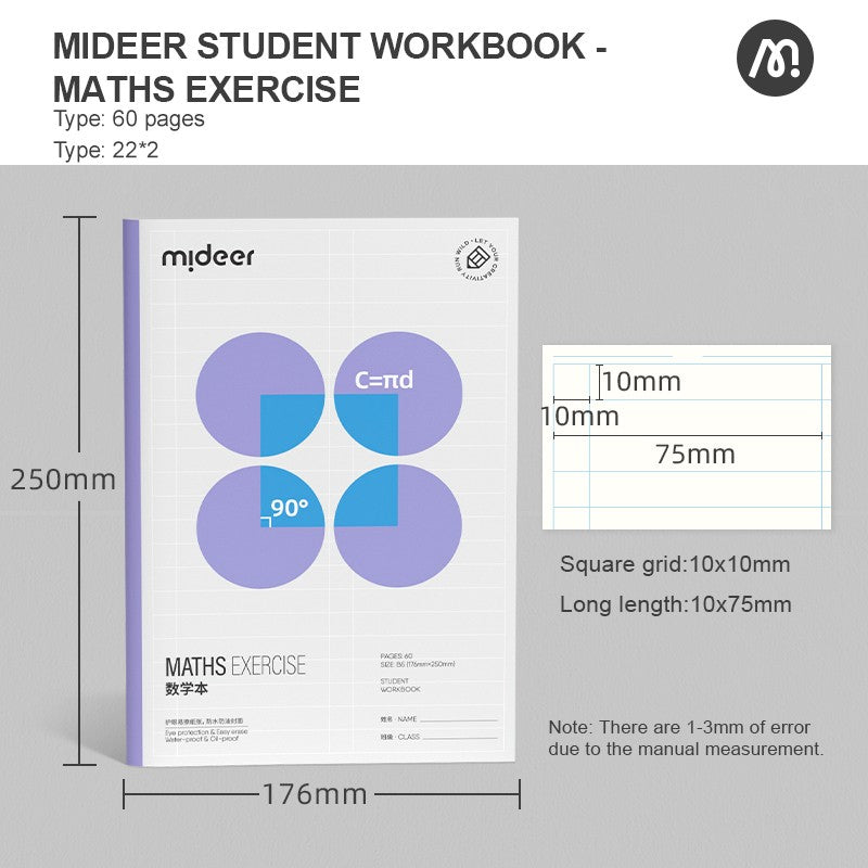 Mideer Student Workbook – Maths Exercise