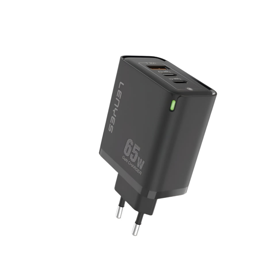 LENYES LCH-57 GaN PD 65W Multi-Port Charger - Fast Charging LENYES LCH-57 GaN PD 65W Multi-Port Charger - Fast Charging