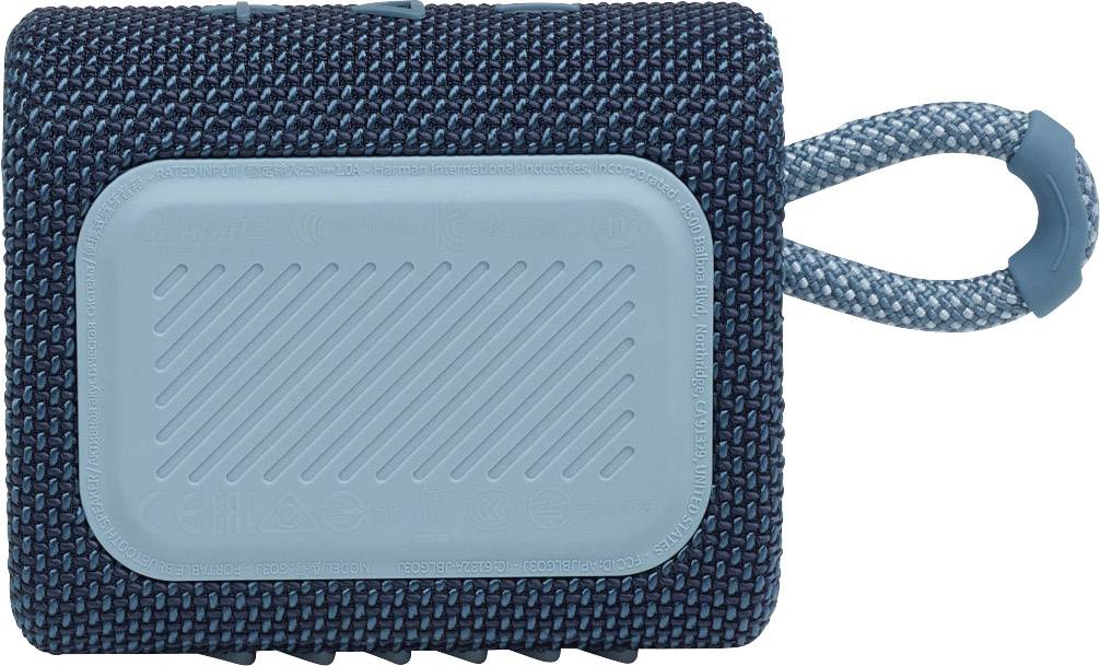 JBL GO 3 Portable Waterproof Wireless Speaker - Blue