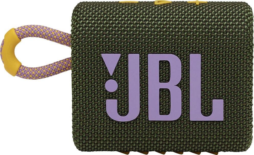 JBL GO 3 Portable Waterproof Wireless Speaker - Green