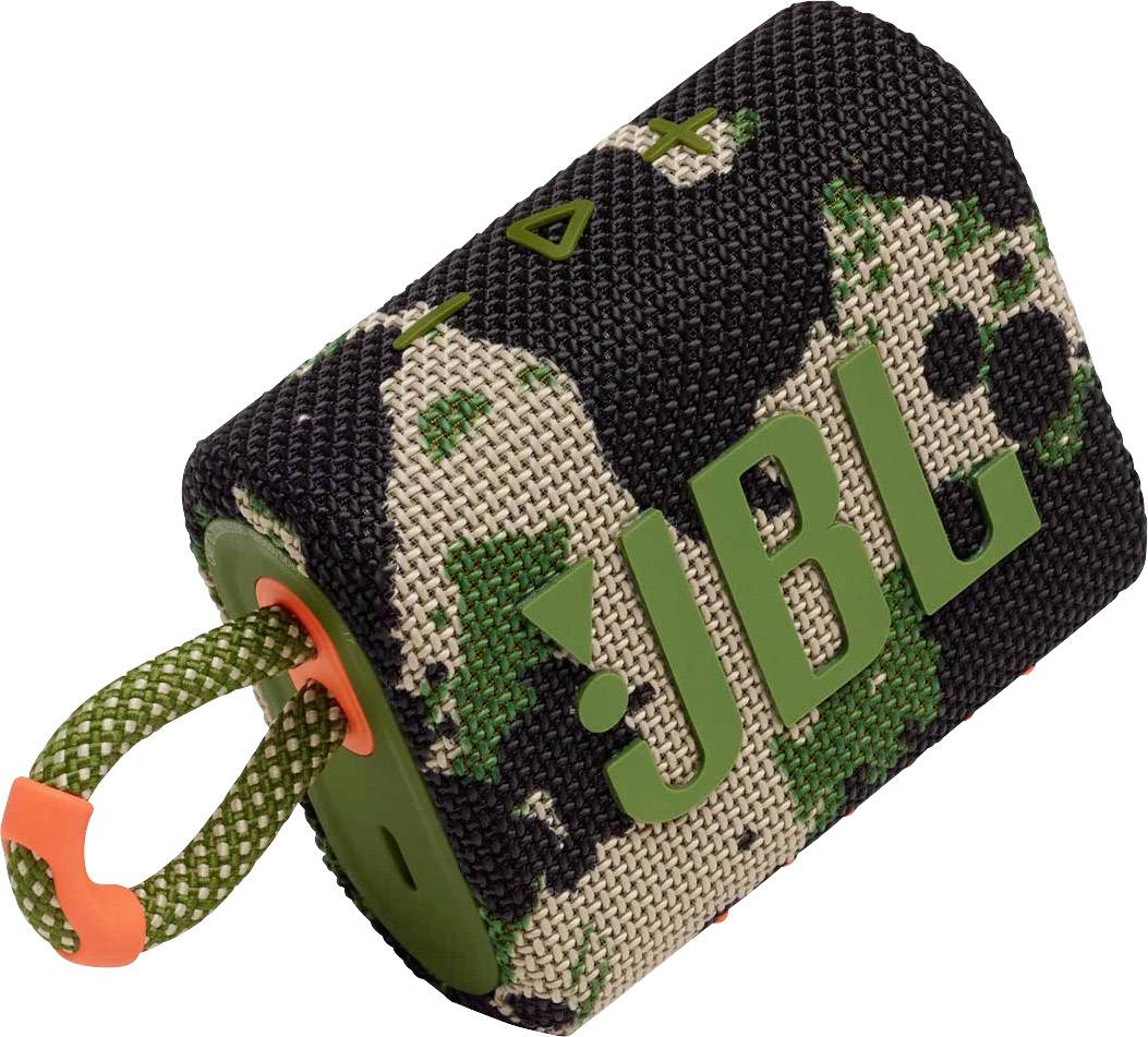 JBL GO 3 Portable Waterproof Wireless Speaker - Squad