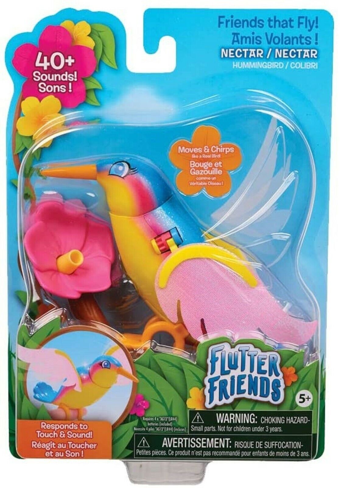 Flutter Friends Electronic Pet Hummingbird Ages 5+ Toy Bird Play Gift Live Pets