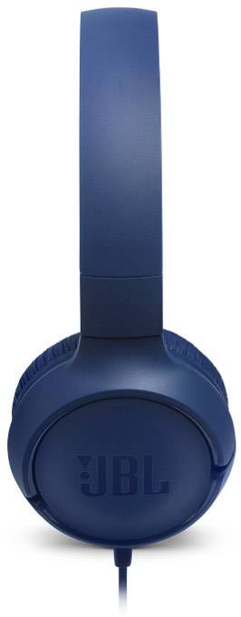 JBL T500 Wired On-Ear Headphones - Blue