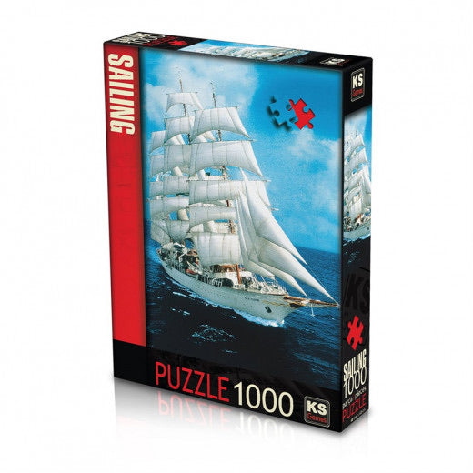 Ks Games Puzzle, Sea Cloud Design,1000 Pieces