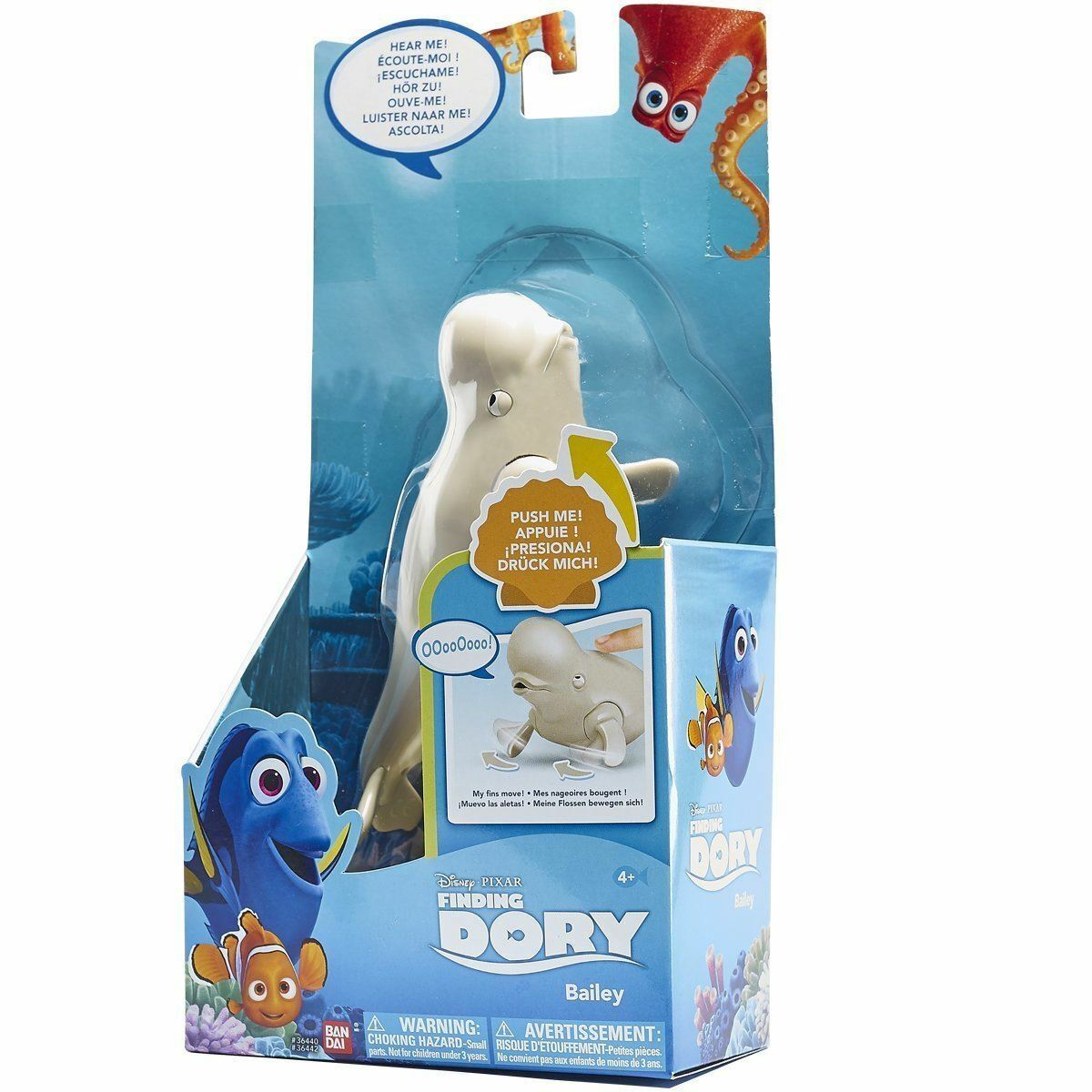 Bandai Disney Pixar Finding Dory Bailey Echo Sounds 6" Toy