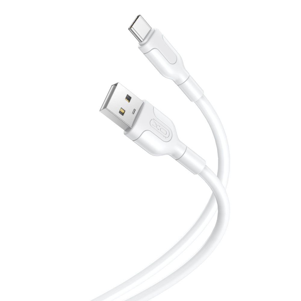 XO NB212 USB to USB-C Cable – 1M 2.1A White XO NB212 USB to USB-C Cable – 1M 2.1A White