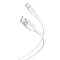 كابل XO NB212 USB إلى USB-C – 1 متر 2.1 أمبير أبيض