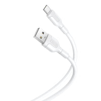 كابل XO NB212 USB إلى USB-C – 1 متر 2.1 أمبير أبيض