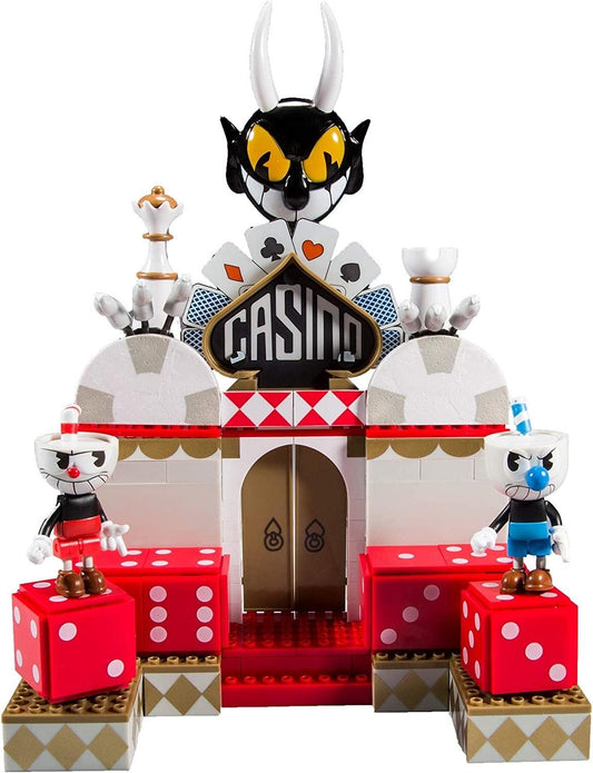 مجموعة بناء كبيرة من ألعاب McFarlane Toys Cuphead Chaotic Casino 