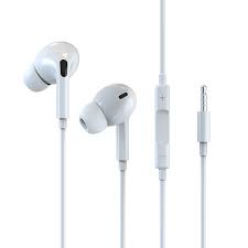 Devia Smart Series Stereo Wired Earphone 3.5 mm - White