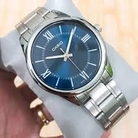 Casio Analog Blue Dial Men's Watch-MTP-V005D-2B5