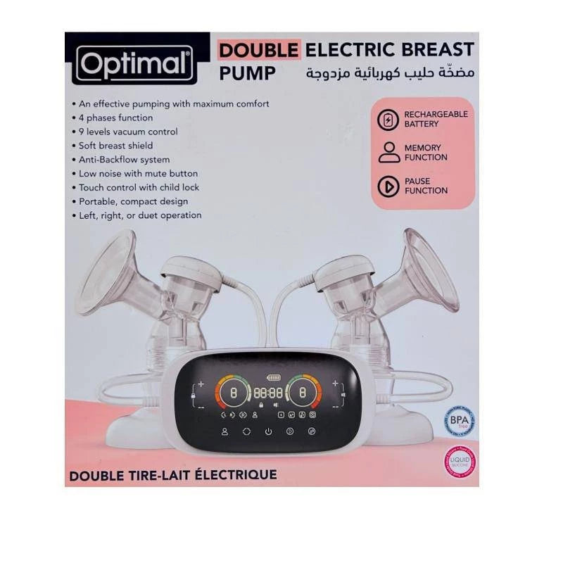 Optimal Double Electric Breast Pump – 4 Phase, Portable