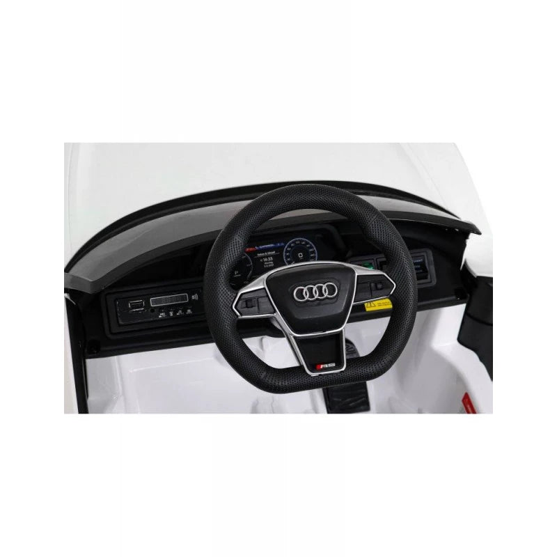 Audi RS E-Tron GT Kids Ride-On Car – 12V Electric White Audi RS E-Tron GT Kids Ride-On Car – 12V Electric White